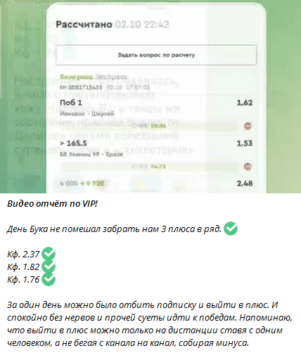 бугаев каппер телеграмм