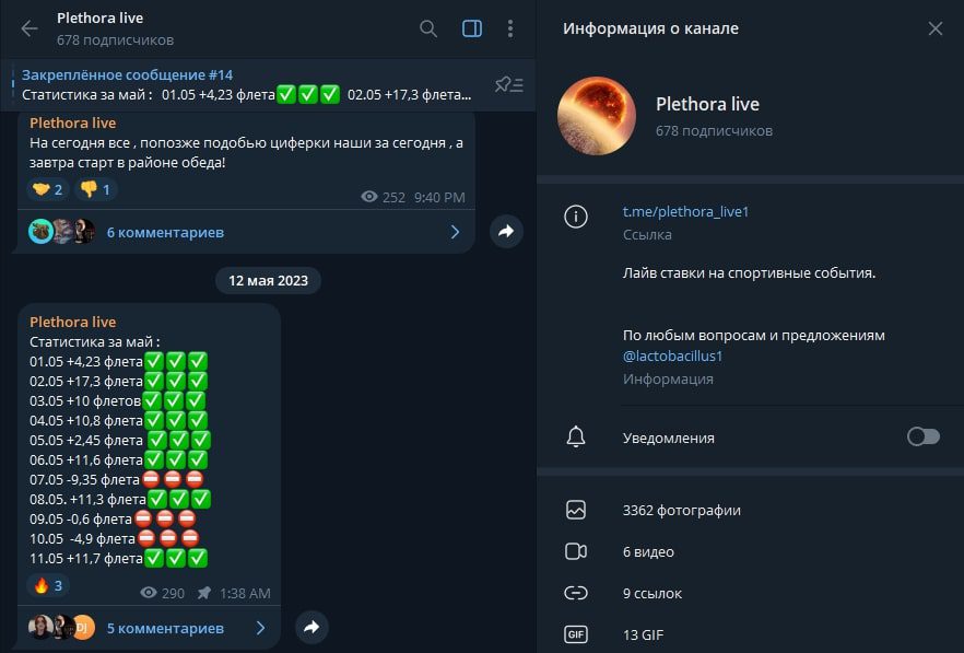 Plethora Live телеграм 