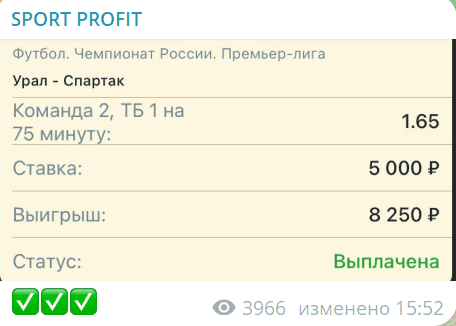 Sport Profit каппер